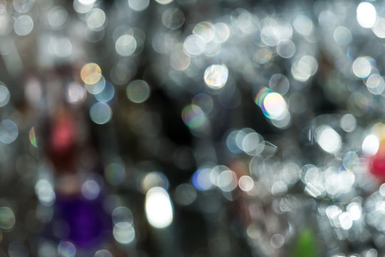 Abstract Lights. Unfocused Light background. Blured night light bokeh background. Blur concept