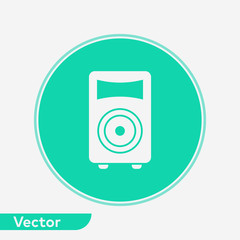 Speaker vector icon sign symbol