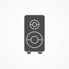 Speaker vector icon sign symbol