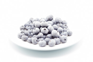 blueberry healthy eating fruit top view food style white