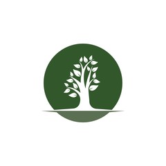 Tree logo template vector icon