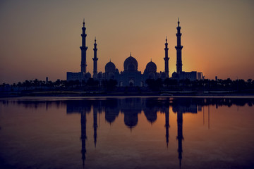 Fototapeta na wymiar Shaikh zayed mosque