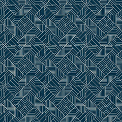 geometric seamless pattern tile with modern intricate lines and triangles design. for textile, fabric, wallpaper, background, backdrops, covers and futuristic surface designs