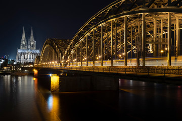 bridge at night