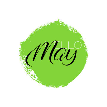 Hello May Lettering