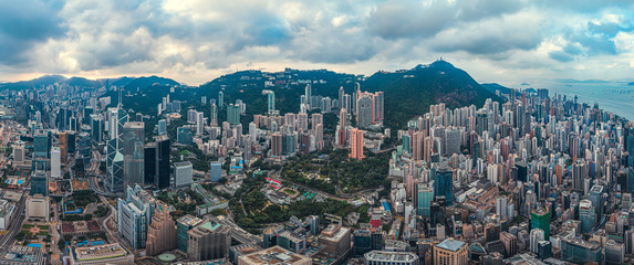 Fototapeta na wymiar Hong Kong Architectures view from sky