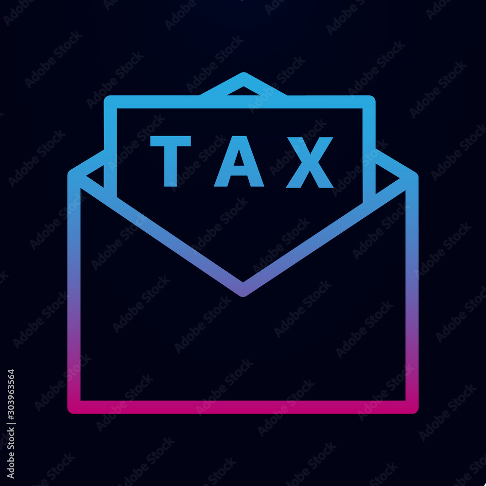Poster opened envelope with letter inside nolan icon. simple thin line, outline vector of finance icons for