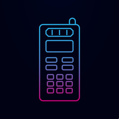Obraz premium Third generation mobile phones nolan icon. Simple thin line, outline vector of generation icons for ui and ux, website or mobile application