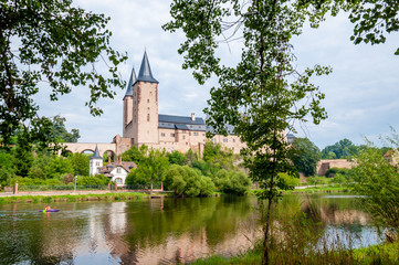Naklejka premium Rochlitz Schloss, Muldental - Grimma, Leipzig, Sachsen