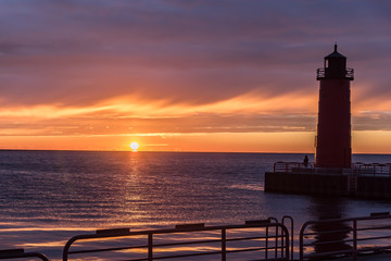 Lighthouse at Sunrise