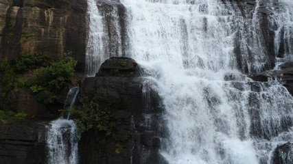 kutralam waterfall in Tamil Nadu India.