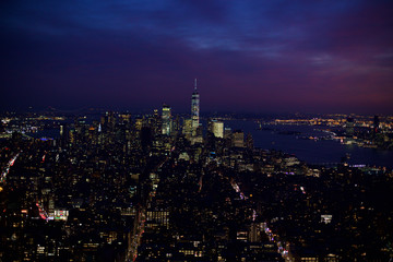 Manhattan am Abend