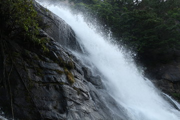 kutralam waterfall in Tamil Nadu India.