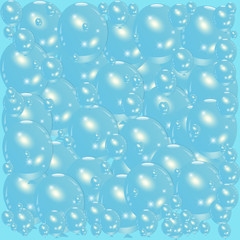 Blue background of a balloon.
