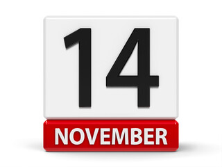 Cubes calendar 14th November