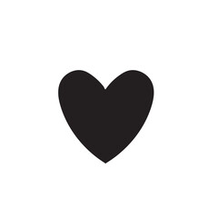 heart icon collection with hand drawn doodle style vector isolated on white
