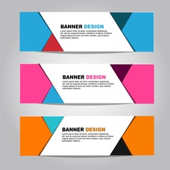 3 Set Travel Banner Vektor Template untuk Web dan Businees Template dengan Flat Linear Modern Style - Editable dan Printable