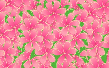 seamless floral pattern with flowers background