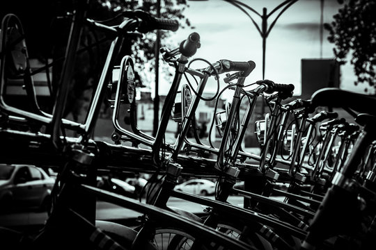 Paradero de bicicletas compartidas