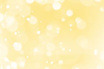 Bokeh yellow abstract background. Nature.