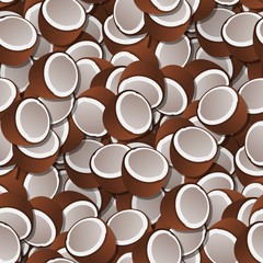 random background cutaway coconut background