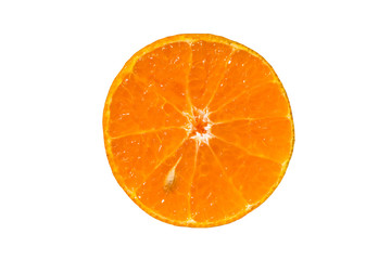 Fototapeta na wymiar orange fruit isolated on white background.