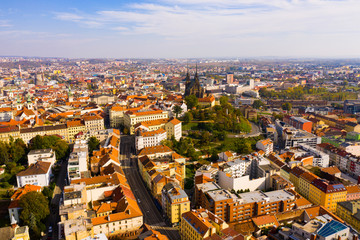Cityscape of Brno, Czech Republic