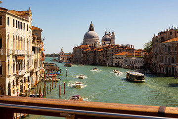 Naklejka premium Grand Canal with Santa Maria della Salute, Venice, Italy