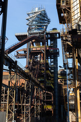 Fototapeta na wymiar Old steel factory in area Dolni Vitkovice