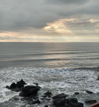 Setting sun