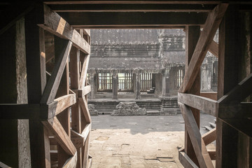 Inside Angkor Wat Temples