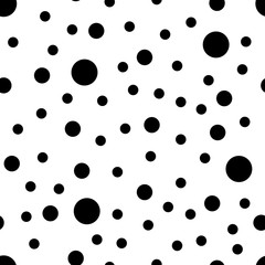 Set of seamless with openwork circles in black and white color flower patterns on whitebackgrounds, sample for fabric and print paper