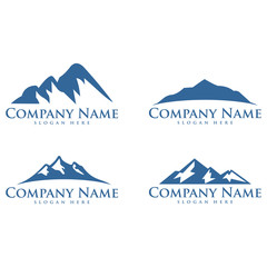 mountain logo icon vector design symbol