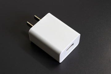 USB charger plug - obrazy, fototapety, plakaty