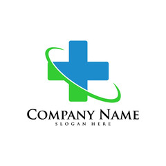 healthcare medical logo icon vector design symbol