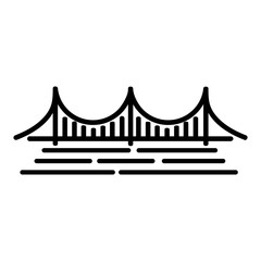bridge logo icon vector design symbol