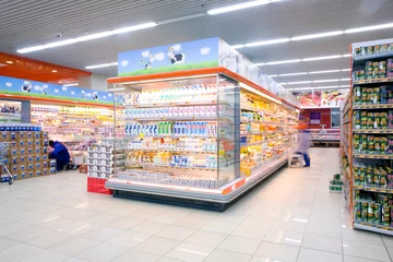 Foto op Plexiglas supermarket © AlenKadr