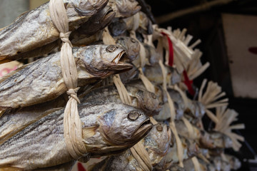 Dried and salted fish