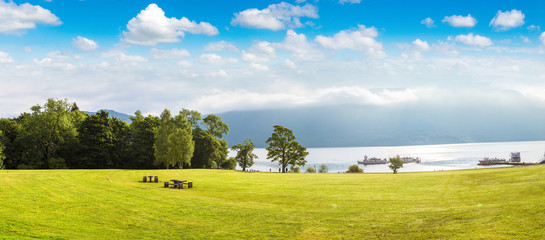 Lake Loch Lomond in Scotland