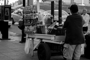 vendedores ambulantes de comida