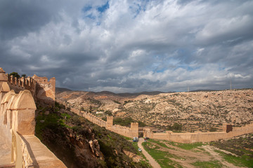 Fototapeta premium Conjunto Monumental de la Alcazaba de Almería, Andalucía