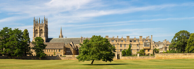 Fototapeta na wymiar Merton College, Oxford University, Oxford