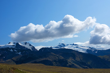 Fototapeta premium Skaftafell National Park is a part of the larger Vatnajökull National Park in Iceland, Europe.
