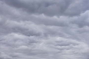 cloudy sky before the rain