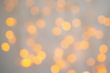 abstract golden bokeh light festive holiday background