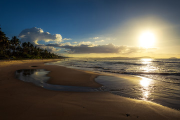 Fototapeta na wymiar Alimanguan Beach by Sunset