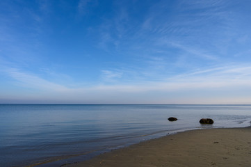 ostsee windstill stimmung ruhig wasser meer