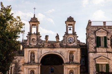 Detail of clock tower and Bell of 