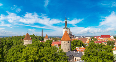 Aerial View of Tallinn