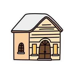 classic house home facade icon